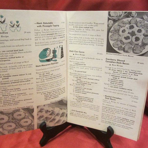 VTG 1955 RECIPE BOOK, QUICK DISHES FOR THE WOMAN IN A HURRY, SHOPRITE BOOKLET - Picture 5 of 5